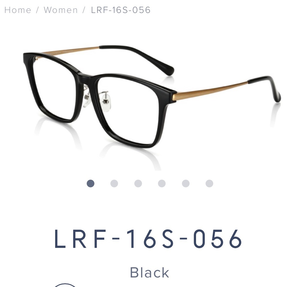 Jins eyeglasses with a case